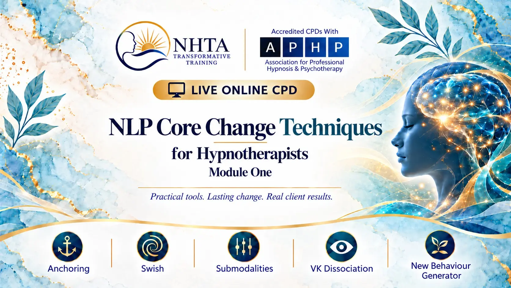 NLP Core Change Techniques for Hypnotherapists - Module One